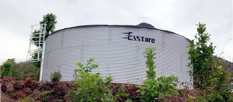 Zincalume Coated Steel Pre-Fabricated Ground Water Storage Bolted Tanks for Drinking Water, Gravity/Rising Mains, Solar pumps, online chlorination of water and one day storage tank with taps and allied work in water stressed villages in Maharashtra.