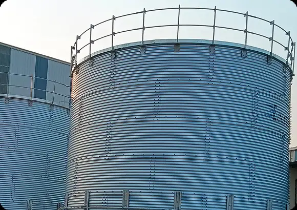 Zincalume Steel water tanks
